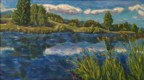 By the pond (Nechkino)