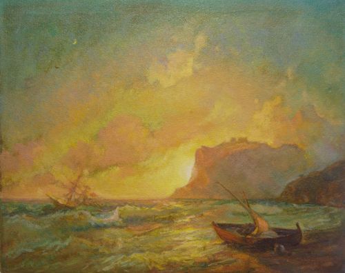 Il mare di Koktebel di Aivazovsky