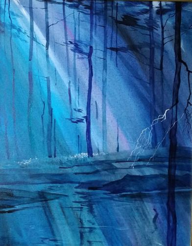 Bosque azul