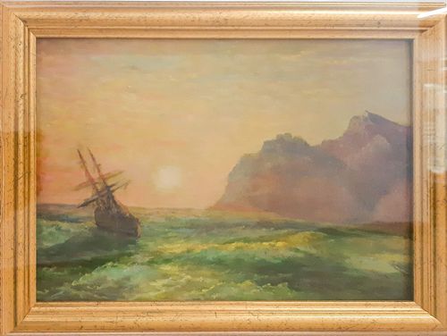 Una copia gratuita del dipinto di Aivazovsky