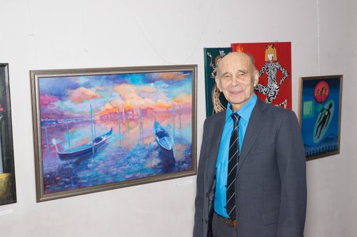 Opening of the exhibition "Teacher and Pupils", Izhevsk, Udmurtia
