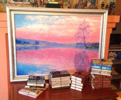 Books and a painting for the Shaposhnikov family